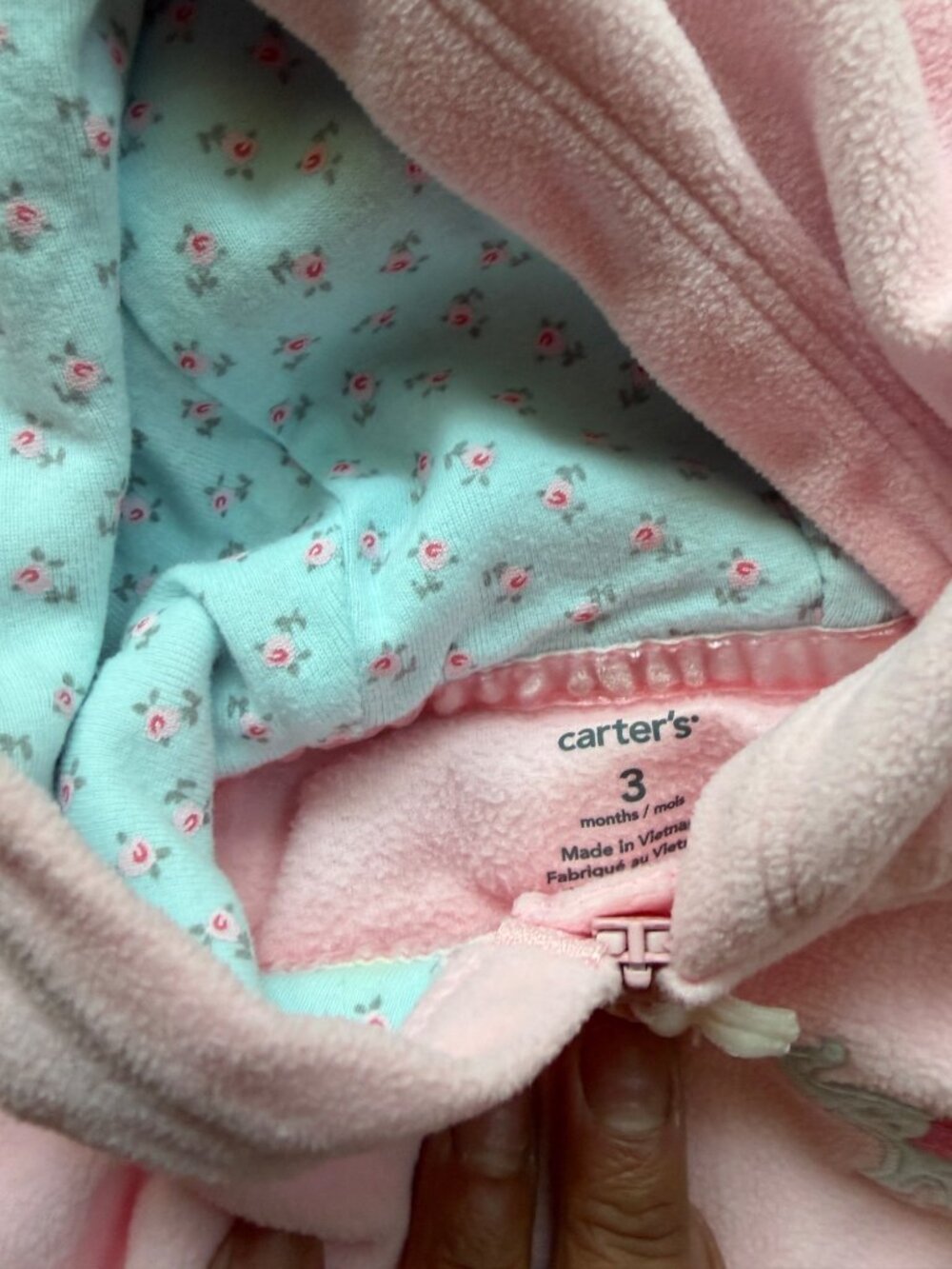 Carters Baby Girl 6-Piece Outfit Set 3-9 Months Pink & Floral Patterns - Picture 6 of 6